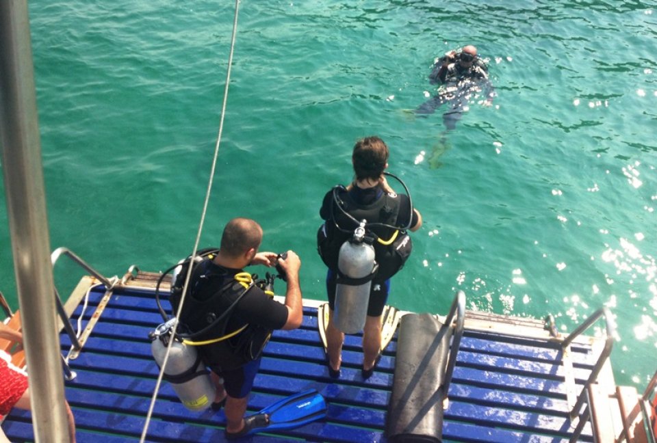 Coral Island with Seafood Lunch + Parasailing + Under sea Walking (Diving)