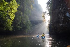 Kayaking at Ao Thalane